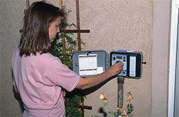 Irrigation controller, automation can save water.
