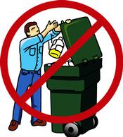 Dont throw unused chemicals in the trash.